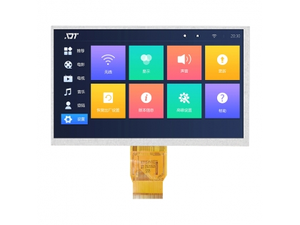 7寸LCD液晶屏 800*480分辨率 短排RGB接口 LCD彩屏液晶模組